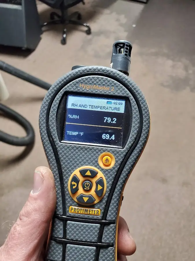 Moisture meter humidity assessment for Fire & Smoke Damage Restoration in Craig